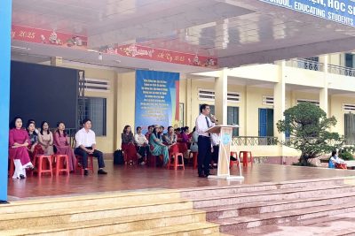 MỘT SỐ HÌNH ẢNH TRONG LỄ CHÀO CỜ TUẦN 1