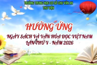 Tuyên truyền ngày sách và văn hoá đọc năm 2026 với chủ đề: “ Sách và công nghệ- Kết nối tri thức”