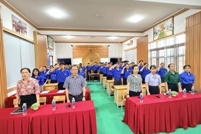Lễ kết nạp đoàn viên đợt 2 năm học 2025-2026.