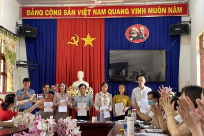 Lễ công bố quyết định tổ trưởng, tổ phó năm học 2022-2023