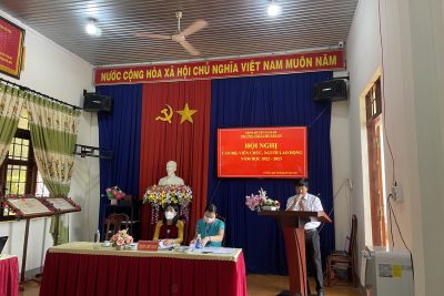 Hội nghị cán bộ, viên chức, người lao động năm học 2022-2023