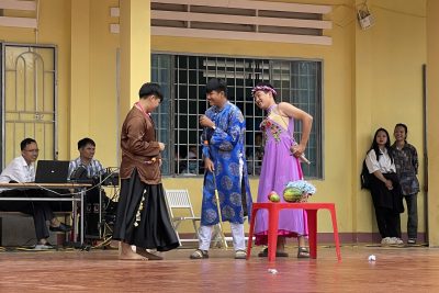 HÌNH ẢNH TỔ CHỨC CÂU LẠC BỘ TIẾNG ANH TRƯỜNG THCS CHU VĂN AN
