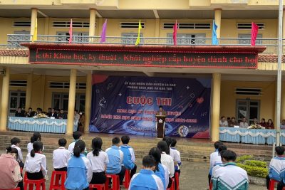 HÌNH ẢNH CUỘC THI KHOA HỌC KỸ THUẬT CẤP HUYỆN NĂM HỌC 2022 – 2023