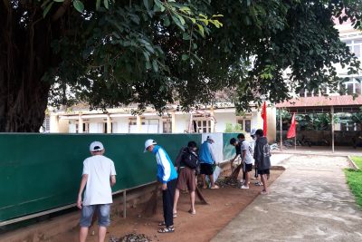 CÔNG TÁC CHUẨN BỊ CHÀO ĐÓN  KHAI GIẢNG NĂM HỌC 2023 – 2024