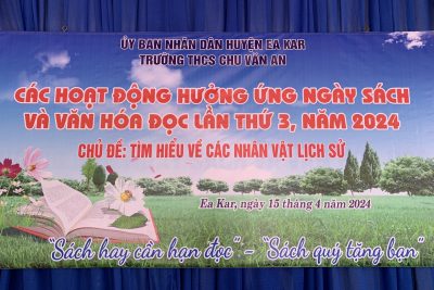 MỘT SỐ HÌNH ẢNH HƯỞNG ỨNG NGÀY SÁCH VÀ VĂN HÓA ĐỌC SÁCH LẦN THỨ 3