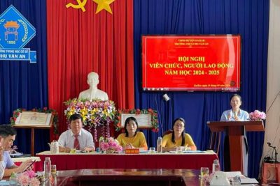 HỘI NGHỊ VIÊN CHỨC, NGƯỜI LAO ĐỘNG NĂM HỌC 2024-2025