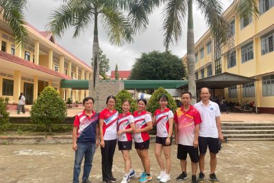 HÌNH ẢNH THAM GIA HỘI THAO NGHÀNH CỦA TRƯỜNG ĐỢT 1