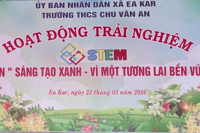 HOẠT ĐỘNG TRẢI NGHIỆM STEM